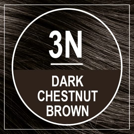 Naturtint Permanent Hair Color 3N Dark Chestnut Brown (Pack of 1), Ammonia Free, Vegan, Cruelty Free, up to 100% Gray Coverage, Long Lasting Results