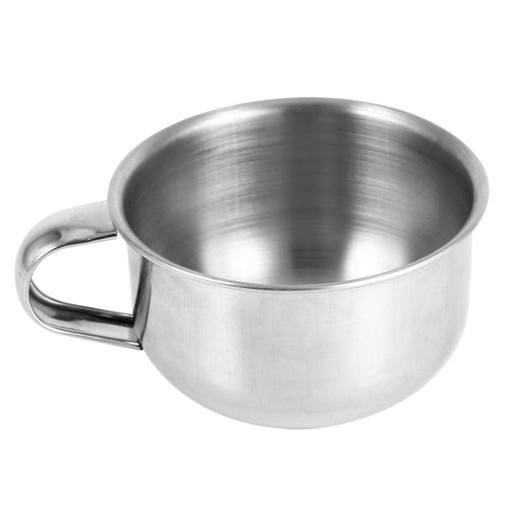 Asixx Soap Bowl, Shaving Bowl, Stainless Steel Shaving Bowl Shaving Soap Mug Shaving Bowl Cup Cleansing Foam Tool for Shaving Cream, Soap or Brush Beauty and Personal Care Asixx