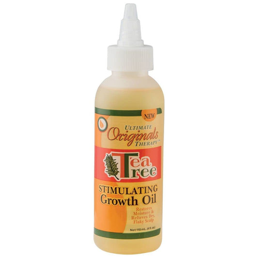 Originals by Africa's Best Therapy Tea Tree Oil Stimulating Growth Oil - Moisturizing Treatment for Hair and Scalp, Relieves Itchiness and Flakiness