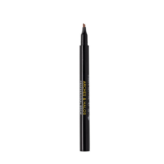 Arches & Halos Microblading Brow Shaping Pen - Fuller, More Defined Brow - Long-lasting, Smudge Resistant, Rich Color - Vegan and Cruelty Free Makeup