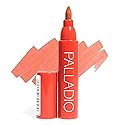 Palladio Lip Stain, Hydrating and Waterproof Formula, Matte Color Look, Longlasting All Day Wear Lip Color, Smudge Proof Natural Finish, Precise
