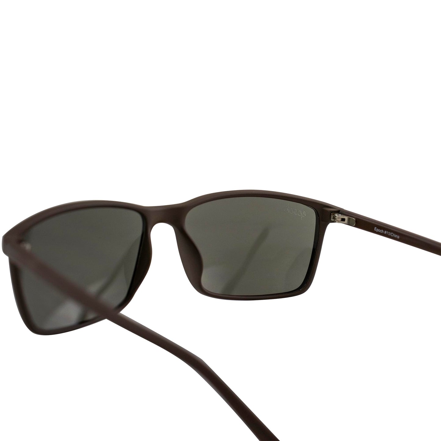 Epoch Eyewear Murphy Golf Sport Sunglasses Brown Frame with Gold Mirror Lens