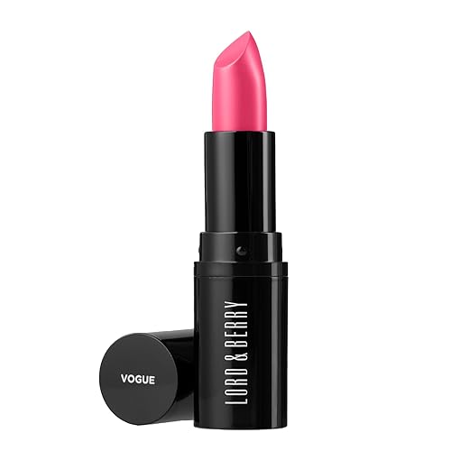 Lord and Berry Vogue Matte Lipstick - Rich, Highly Pigmented Lip Color - Infused with Papaya and Orchid Extracts - 7608 60s Pink - 0.81 oz
