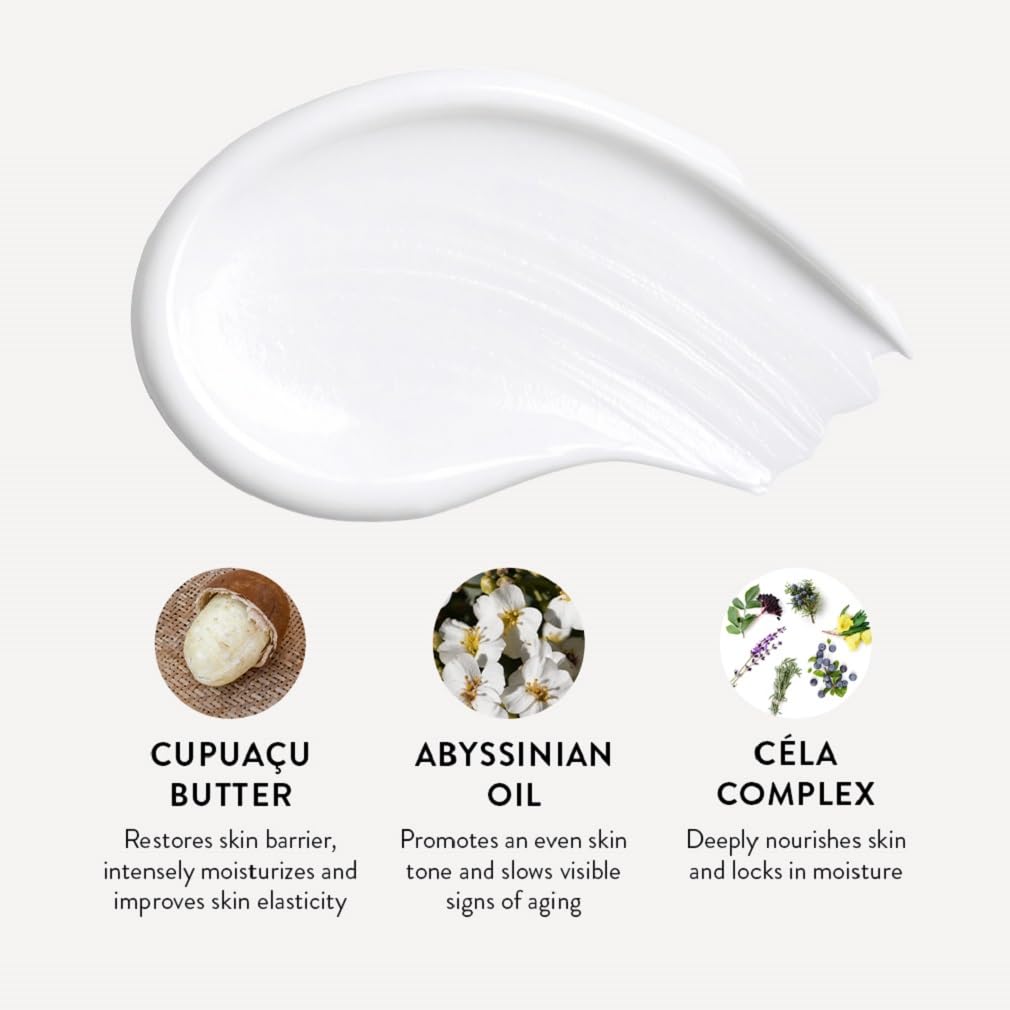 Céla Crème de la Crème Light Body Cream | 480?ml Hydrating & Moisturizing Lotion with Grapefruit Essential Oil - Soft, Smooth, Radiant Skin Daily