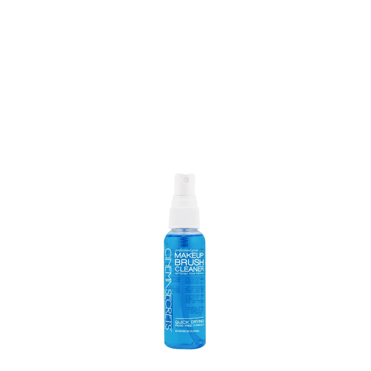 Cinema Secrets Original Blue Vanilla Makeup Brush Cleaner Spray - Professional Cleanser for Makeup Brushes - Quick-Drying, Rinse-Free Formula