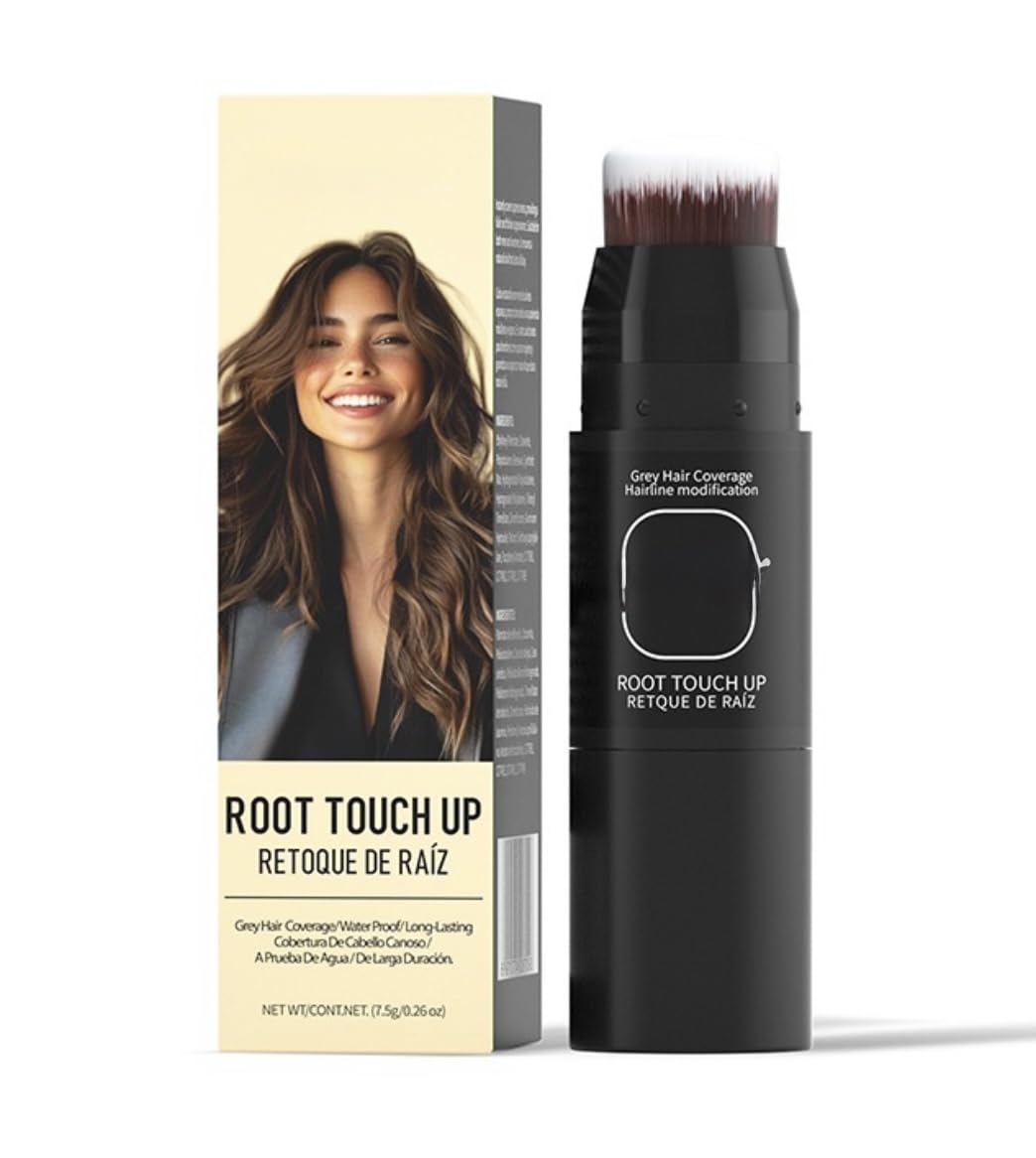Root Touch Up Stick - Instant Gray Coverage for Women & Men, Conceals Hair Thinning Hair, Easy Application, Long-Lasting Formula, Perfect for Quick