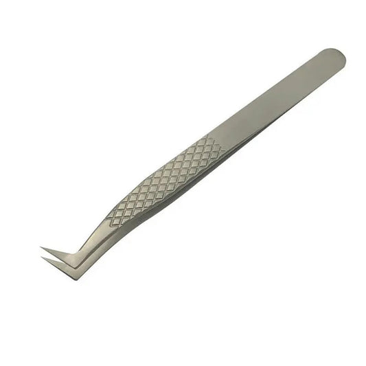 Eyelashes Tweezers Stainless Steel Superhard Anti-static Tweezers For Eyelash Extensions Lashes Tools(Grey) Beauty and Personal Care ZXYZXYZZ