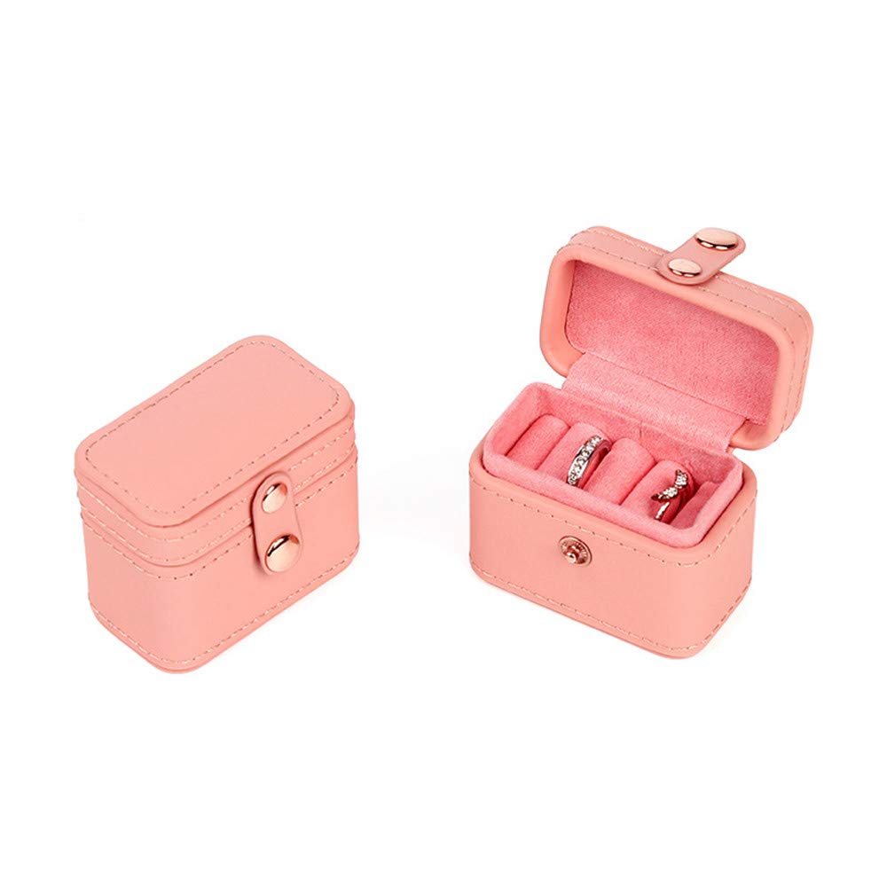 Afzos Ring Box Small Jewelry Box Girls Jewelry Organizer Mini Travel Case Ring Storage Box