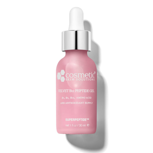 Velvet B12 Peptide Gel - Lightweight Hydrating Face Gel with Vitamin B12, Peptides & Amino Acids, Improves Collagen, Reduces Fine Lines & Dark Circles Beauty & Personal Care Cosmetic Skin Solutions