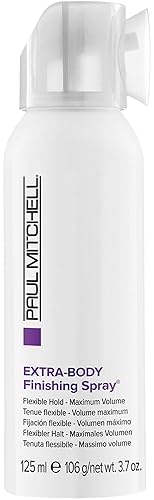 Paul Mitchell Extra-Body Finishing Spray, Flexible Hold, Maximum Volume, For Fine Hair, 3.7 oz