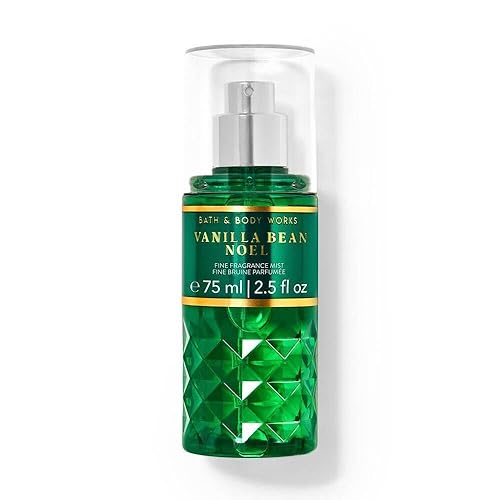 Bath and Body Works VANILLA BEAN NOEL Travel Size Fine Fragrance Mist 2.5 Fluid Ounce