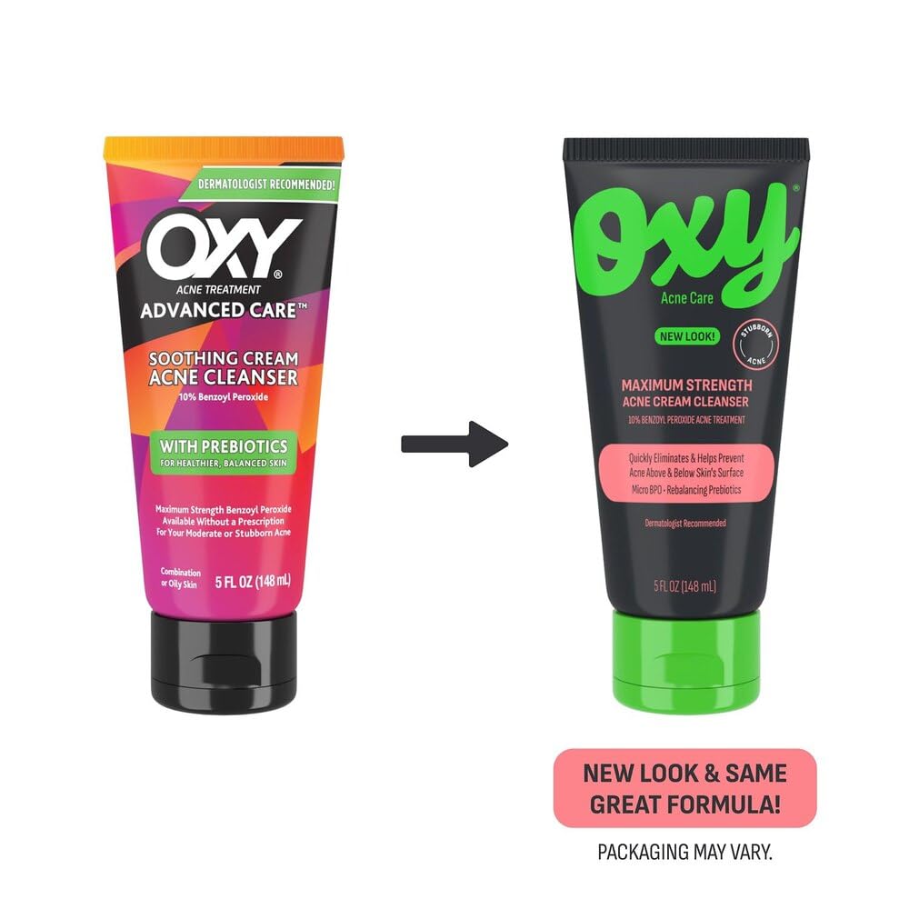 Oxy Acne Cleanser Maximum Strength, 5.0 Fl Oz (Pack of 3)