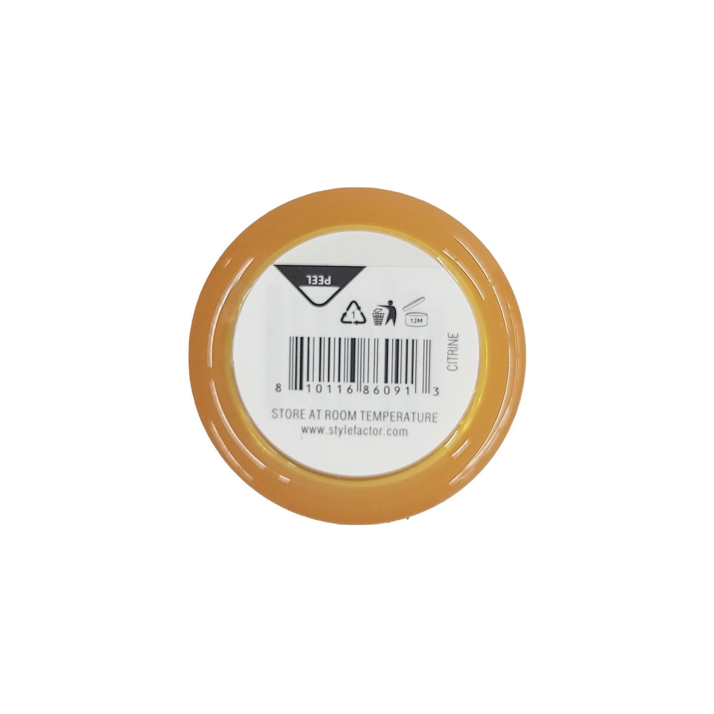 Style Factor Edge Booster Extra Strength and Moisture Rich Pomade 0.85oz Mini Travel Size (0.85oz, Pack of 1, Citrine)