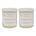 Peruvian white Braids N Lox Braiding Gel, 16 oz. (Pack of 2)
