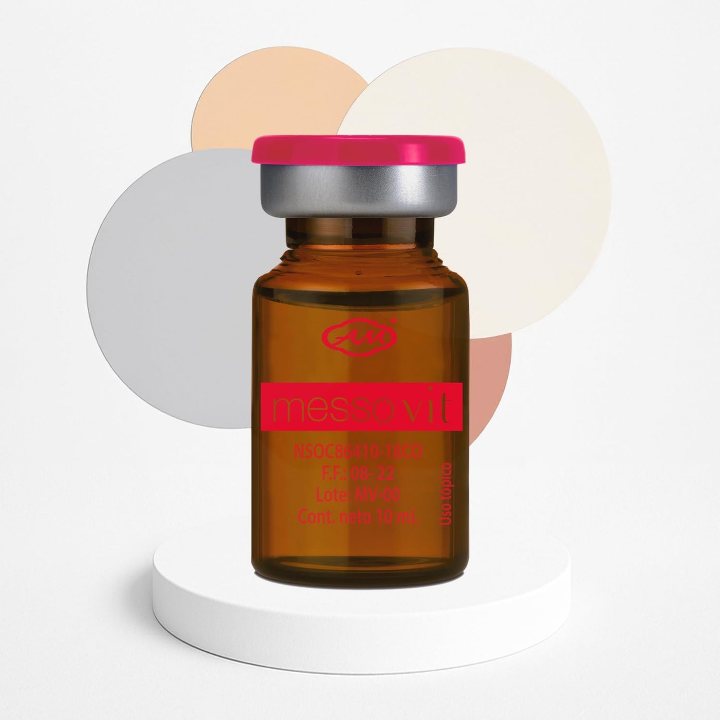 AM Armesso | MessoVit - Skin Revitalization & Cellular Energizer Serum | With Methyl Glucoside Phosphate, DMAE, Amino Acids & Vitamins