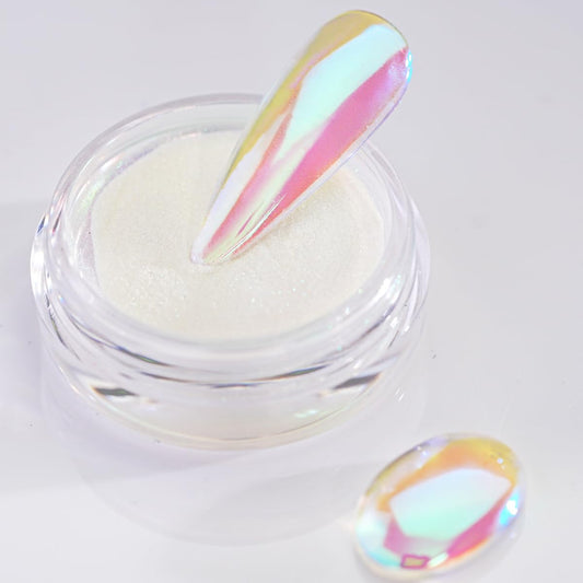 Pretty Diva Mermaid Chrome Nail Powder, Aurora Iridescent Chrome Powders for Nails Unicorn Nail Chrome Mica Powder, Nail Art Glitter Decoration Beauty and Personal Care Pretty Diva Default Title