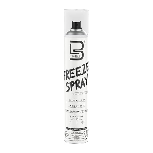 L3 Level 3 Hair Spray - Long Lasting and Strong Hold Hair Spray (12.95 Oz)