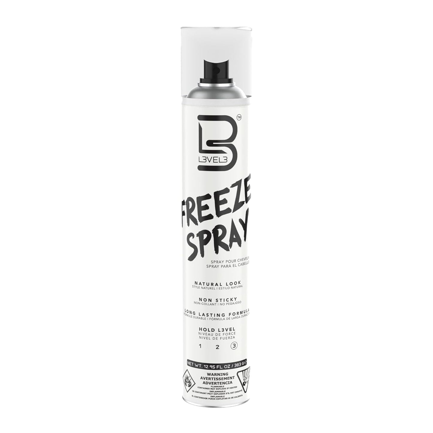 L3 Level 3 Hair Spray - Long Lasting and Strong Hold Hair Spray (12.95 Oz)