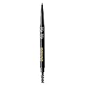 Arches and Halos 2 in 1 Defining Eyebrow Pencil and Powder - Brow Powder with Spoolie Brush - Shape and Fill for Natural Look - Dark Brown - 0.017 oz