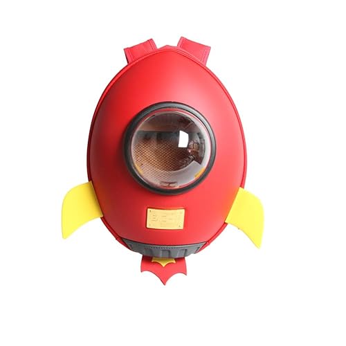 Stephanie Imports 3D Molded Kids Waterproof Backpack (Red Rocket)