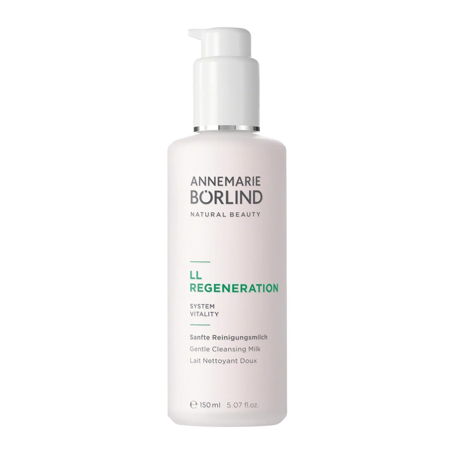 ANNEMARIE BÖRLIND - LL REGENERATION Cleansing Milk - Sustainably Sourced Natural 2in1 Facial Cleanser & Make-up Remover to remove Impurities on Skin