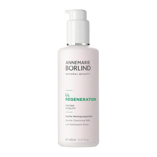 ANNEMARIE BÖRLIND - LL REGENERATION Cleansing Milk - Sustainably Sourced Natural 2in1 Facial Cleanser & Make-up Remover to remove Impurities on Skin