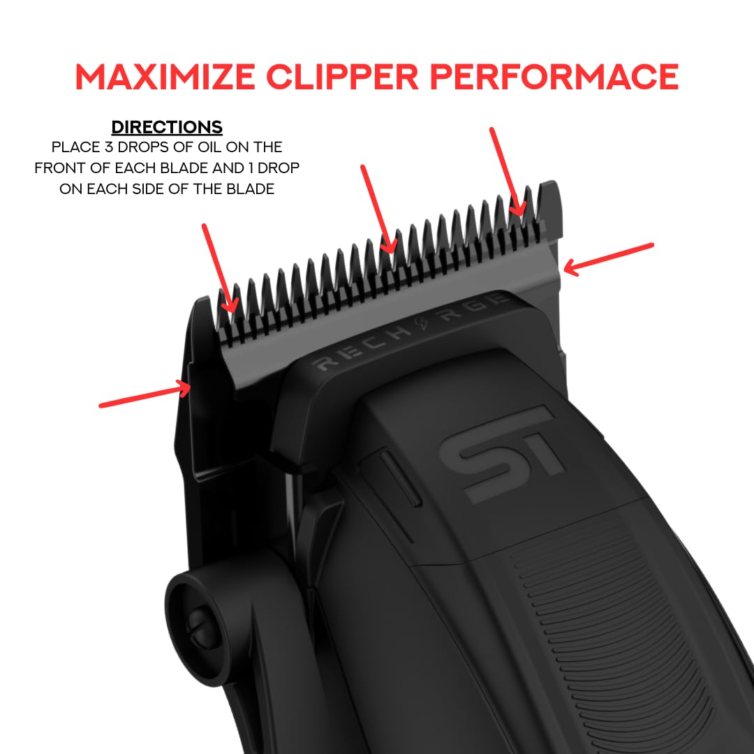 Supreme Trimmer Premium Hair Clipper Blade Lubricating Oil - 250ML Anti-Rust Barber Clipper Oil for Blades, Hair Trimmer - STO925 Beauty and Personal Care Supreme Trimmer