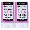 STUDIO LIMITED Edge Control Hair Wax Sleek Max Hold Styling Pomade, Non-greasy Coconut Scented Hair Wax (Peach, 2-Pack)