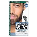 JUST FOR MEN Color Gel Mustache & Beard M-45, Dark Brown 1 Each (Pack of 2)