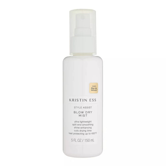 Kristin Ess Hydrating Heat Protection Spray for Hair - Blow Dry Frizz Control + Shine Enhancing -Anti Humidity Thermal Heat Protectant Spray - Repair