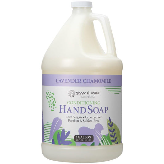 Ginger Lily Farms Botanicals All-Purpose Conditioning Liquid Hand Soap Refill, 100% Vegan & Cruelty-Free, Lavender Chamomile Scent, 1 Gallon (128 fl Beauty & Personal Care Ginger Lily Farms