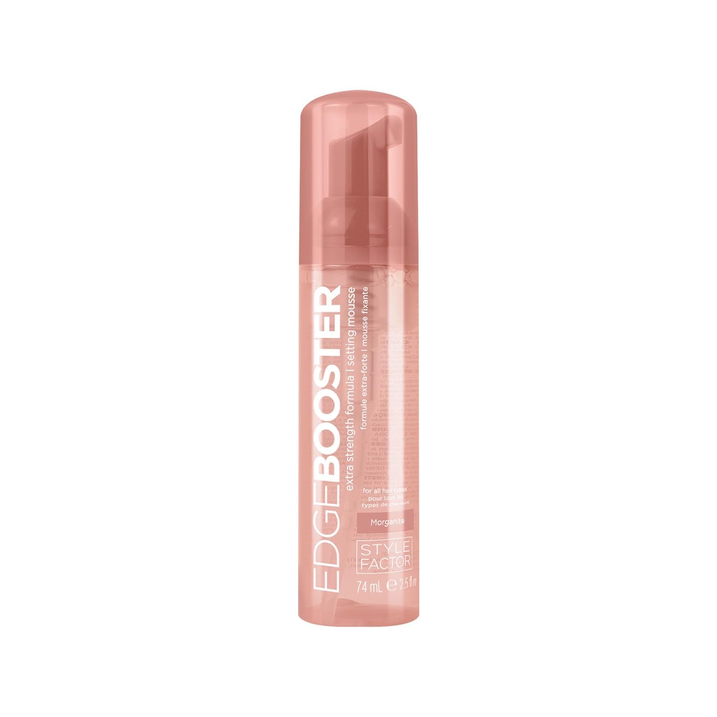 Style Factor EDGE BOOSTER Extra Strength Setting Mousse Travel Size - Frizz Control, Extra Volume, and Conditioning - 2.5oz Morganite Mousse for Curly Beauty and Personal Care Style Factor Default Title