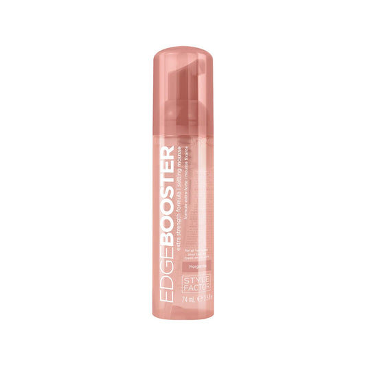 Style Factor EDGE BOOSTER Extra Strength Setting Mousse Travel Size - Frizz Control, Extra Volume, and Conditioning - 2.5oz Morganite Mousse for Curly Beauty and Personal Care Style Factor Default Title