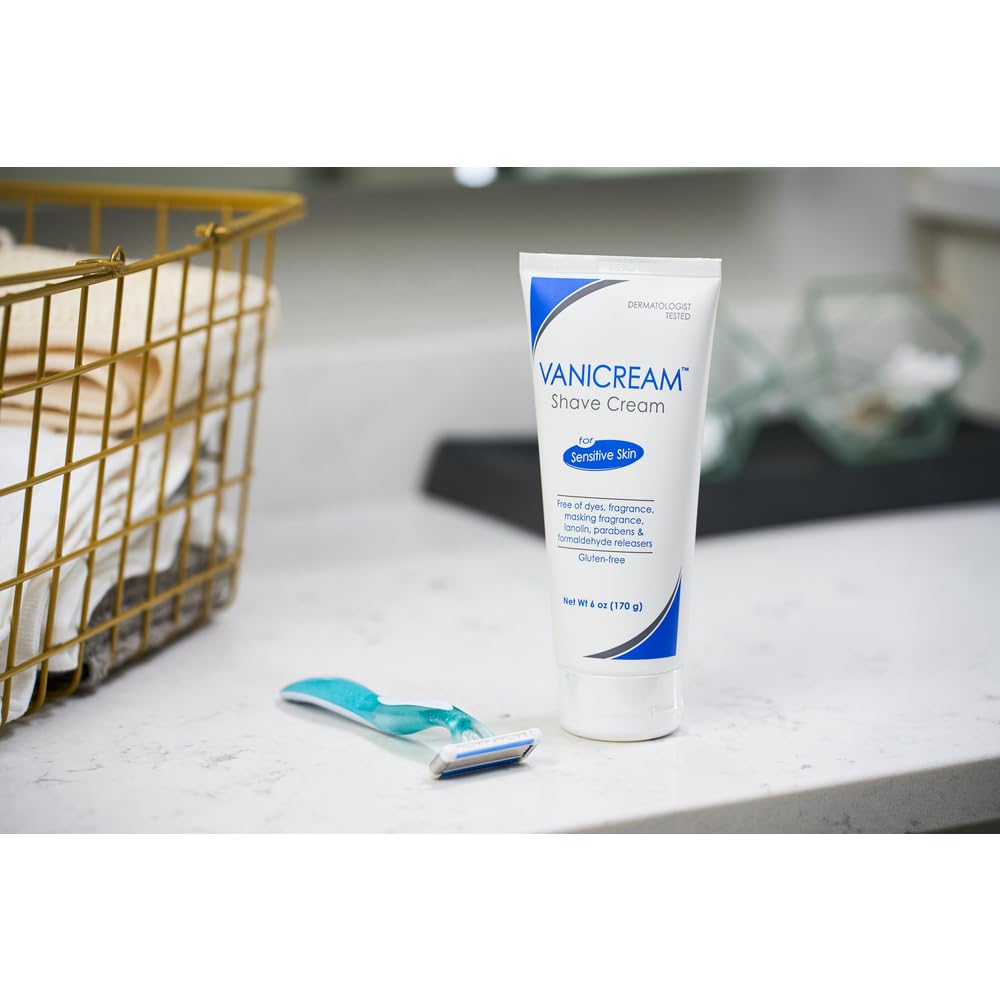 Vanicream Shave Cream For Sensitive Skin 6 oz (Pack of 6)