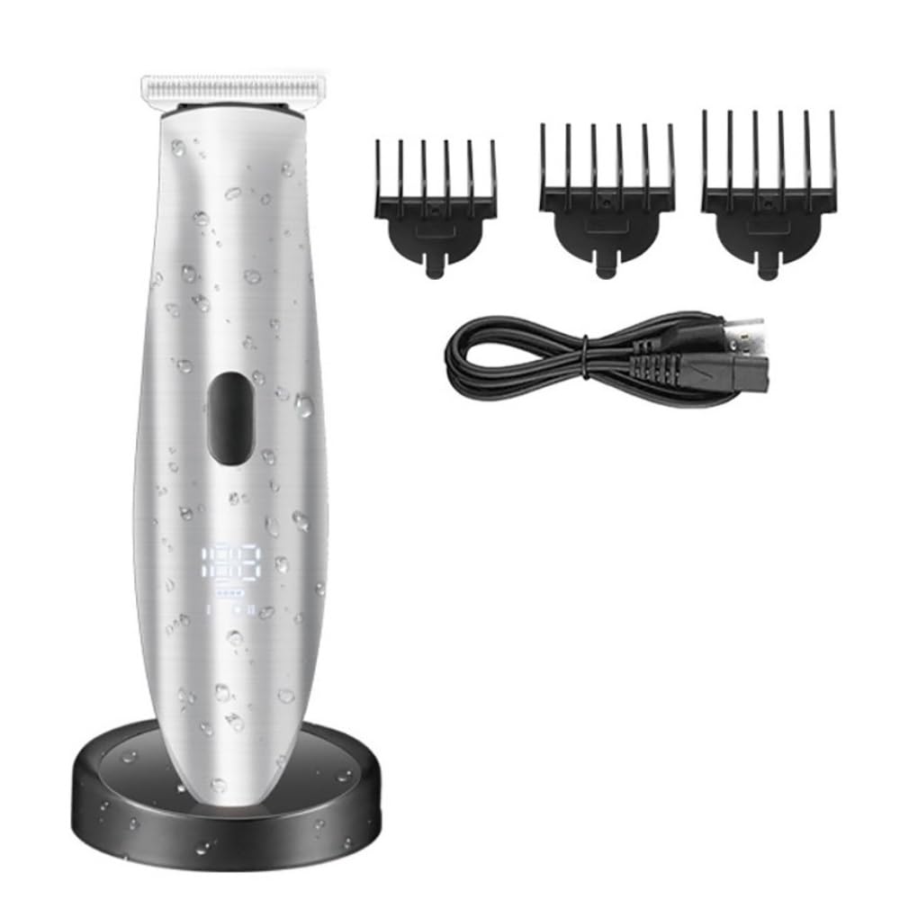 QDKVTNDJZ Mens Hair Clippers, Professional Cordless Waterproof Trimmer USB Rechargeable Electric Sculpting Beauty and Personal Care QDKVTNDJZ