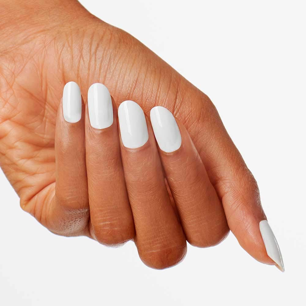 OPI Nail Lacquer I Cannoli Wear OPI | Opaque Soft Gray Crème Chip Resistant Nail Polish | Fast Drying, Streak Free