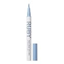Ruby Kisses Party Proof Eyeliner, Pastel Colors Premium Felt-tip Waterproof Long-lasting Eyeliner (Dreamy Blue)