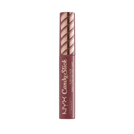 NYX PROFESSIONAL MAKEUP Candy Slick Glowy Lip Color Gloss - S'more Please (Neutral Mauve) Beauty & Personal Care NYX PROFESSIONAL MAKEUP