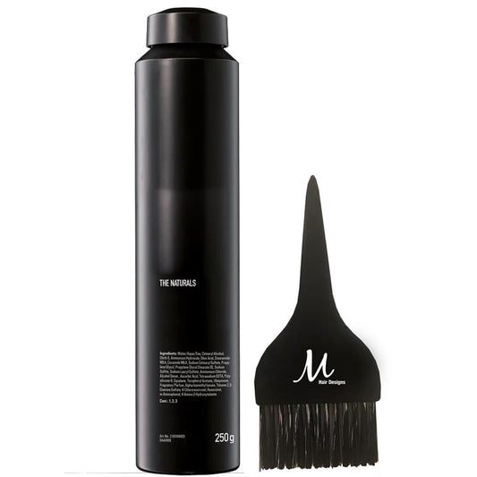 Topchic 3N Dark Brown Permanent Hair Color 250g Can with Tint Brush - Professional Hair Dye for Full Gray Coverage