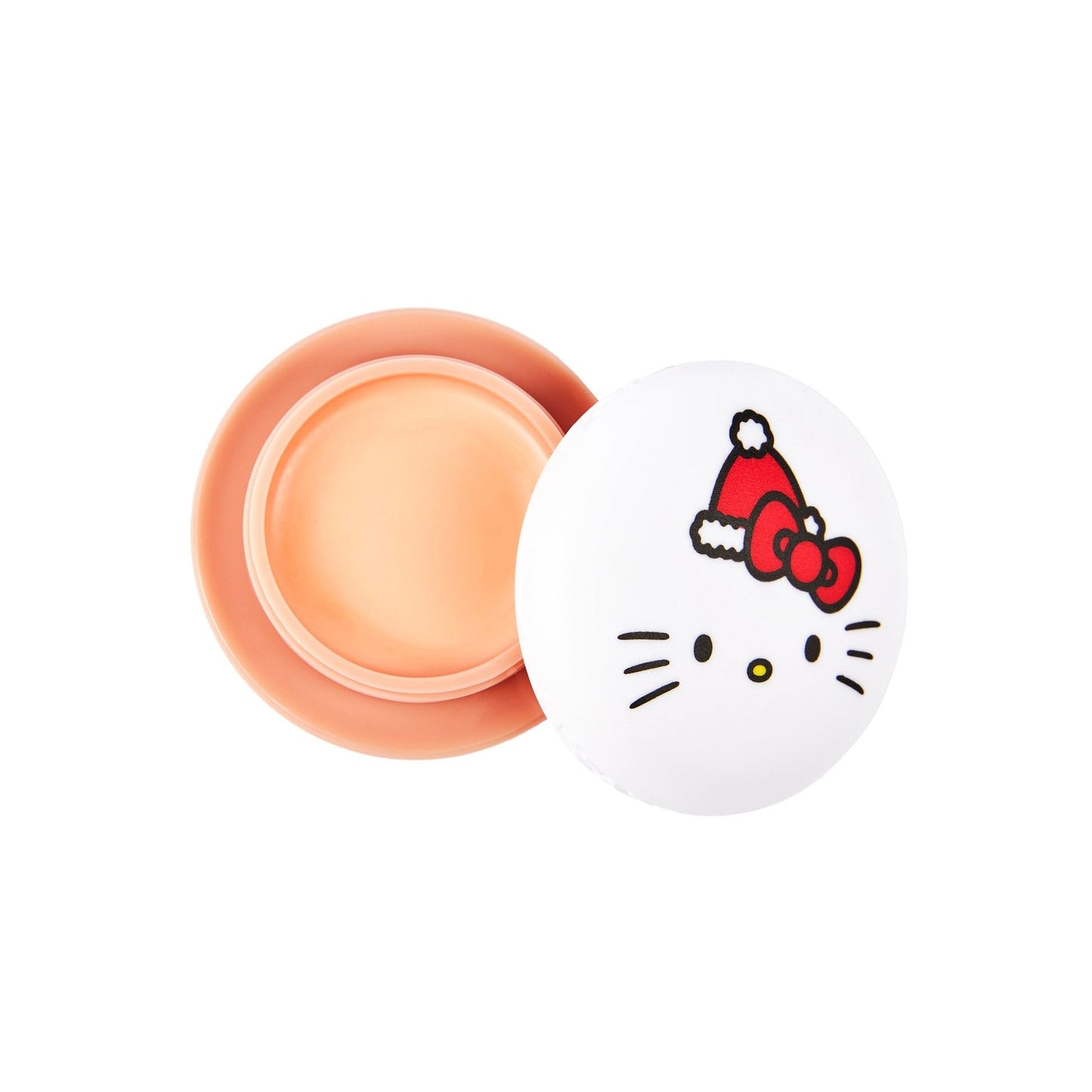The Crème Shop x Hello Kitty Macaron Lip Balm, Korean Lip Balm with Shea Butter and Vitamin E - Marshmallow Fluff
