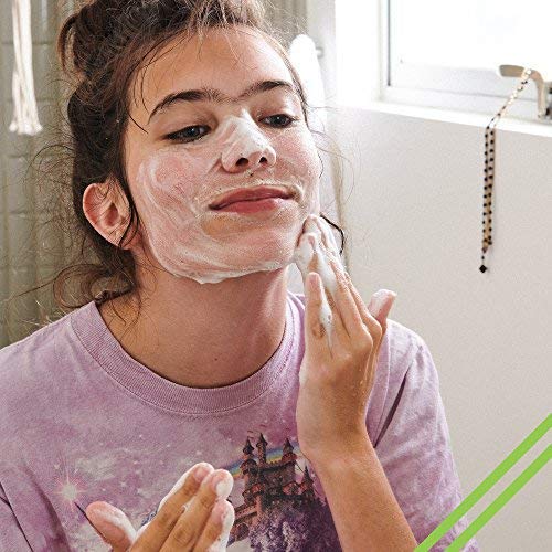 C&C by Clean & Clear Total Zen Calming Lavender Mousse Facial Cleanser to Remove Dirt, Relaxing Oil-Free Face Wash for Sensitive Skin, Not Tested