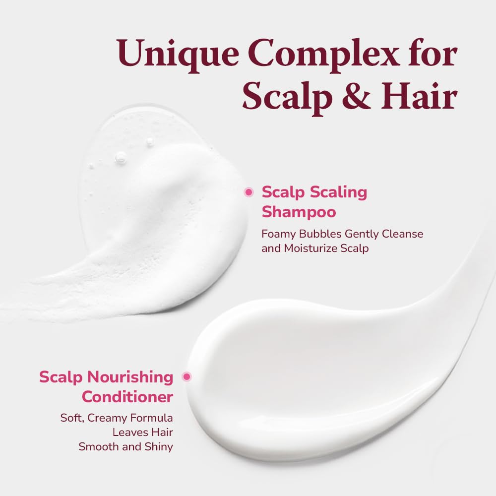 HIMALAYA PINKSALT Shampoo and Conditioner Set - Clarifying and Nourishing Hair Care Set for Itchy Scalp and Dry Hair - Apple Cider Vinegar, Natural
