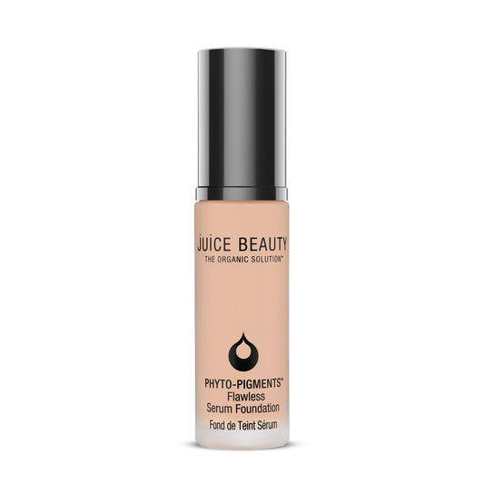Juice Beauty Phyto?Pigments Flawless Serum Foundation - Non-Comedogenic, Long-Wear & Buildable Medium-to-Full Coverage - Vegan, Clean Hydrating Liquid Makeup for All Skin Types, 30 mL, 05 Buff