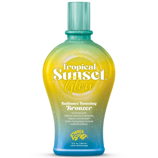 Tropical Sunset Glow Radiance Boosting Bronzer Indoor/Outdoor Formula 12oz