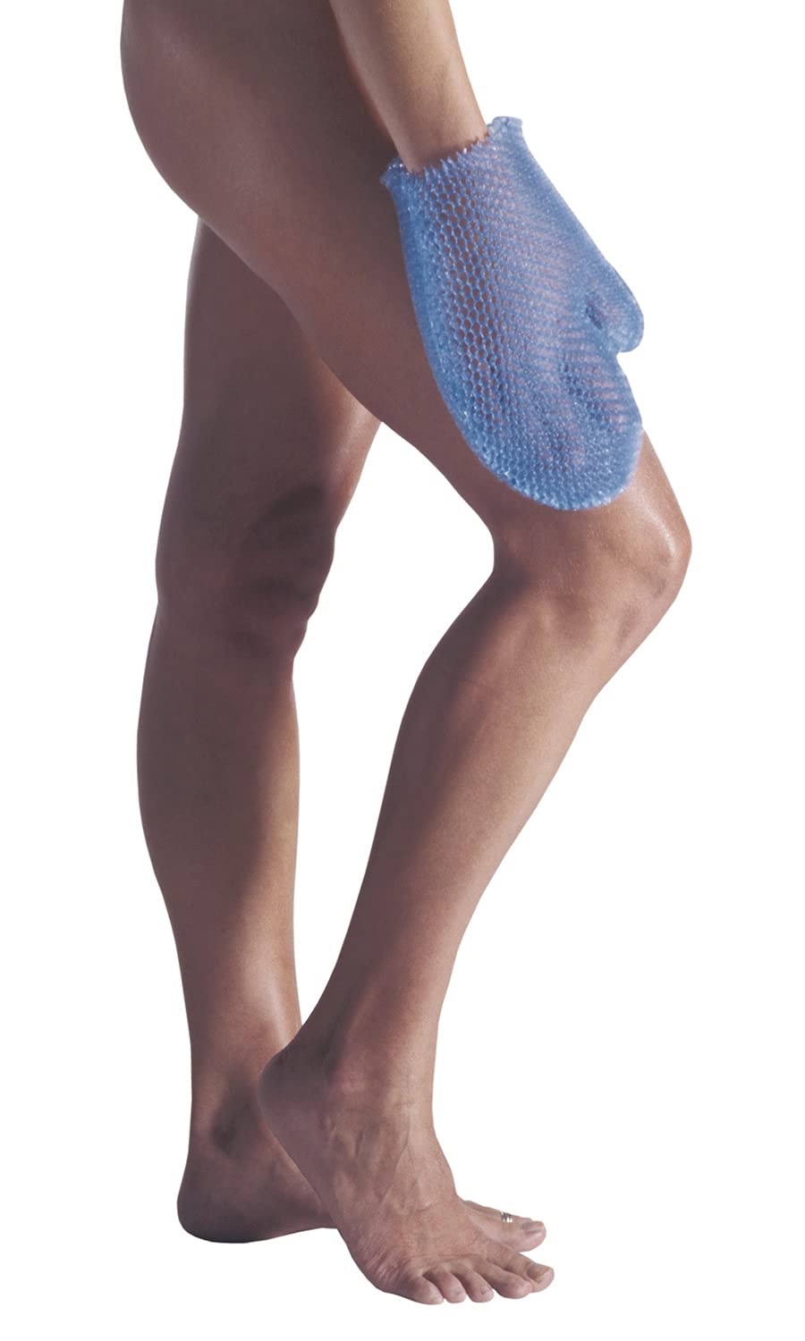 Supracor Spa Bath Mitt Body Exfoliator Face Scrub Sponge, Blue