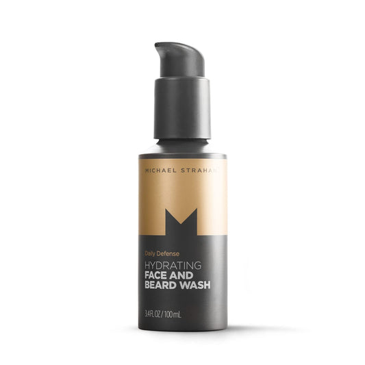 Michael Strahan Hydrating Face and Beard Wash Men’s Grooming and Skincare for Dry, Sensitive Skin | Moisturizing, Refreshing, Facial Cleanser | 3.4 Beauty & Personal Care Michael Strahan