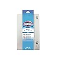 Clorox Treated Polyester Fabric Shower Curtain 70"x72" Bright White with Weighted Magnetic Hem, Machine Washable