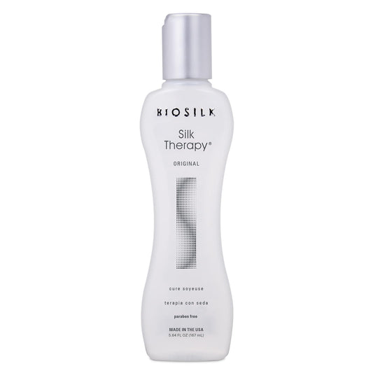 BioSilk Silk Therapy Original, Reconstructing Treatment For Adding Shine & Helping Prevent Split Ends, Sulfate, Paraben, & Cruelty-Free, 5.64 Oz