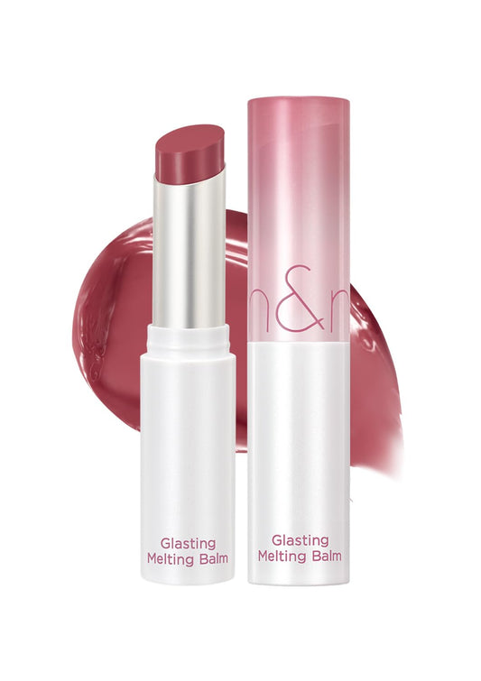 rom&nd GLASTING MELTING BALM 07 Mauve Whip - Hydrating Lip Gloss Stick for Juicy, Crystal-Clear Shine - Non-Sticky, Buildable Sheer Tinted Lip Balm Beauty and Personal Care rom&nd