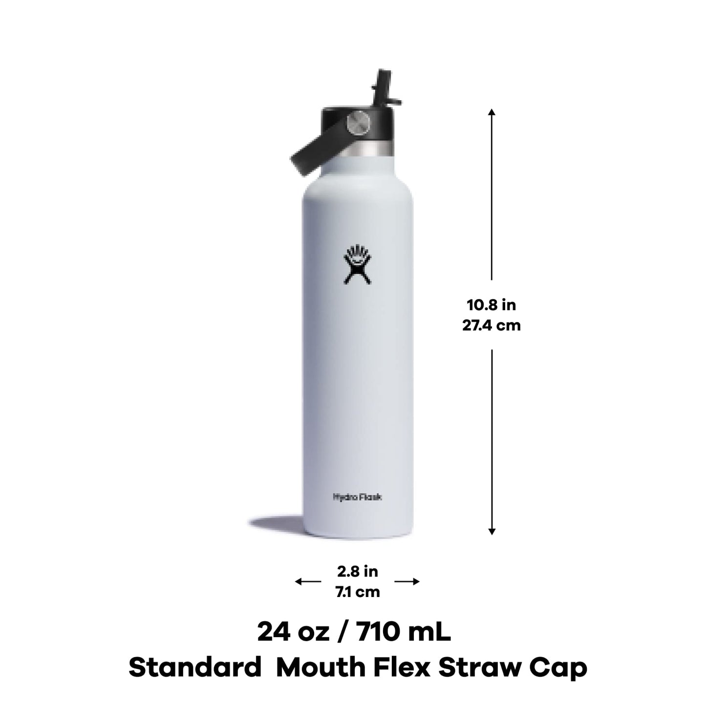 Hydro Flask 24 oz Standard Mouth Flex Straw Cap Laguna
